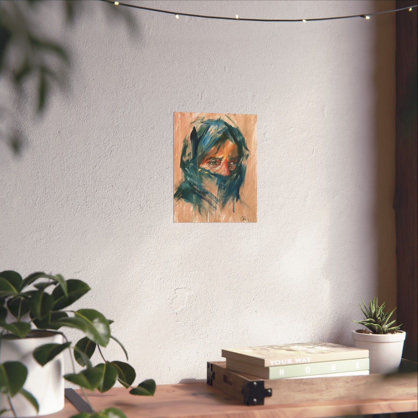 "Riyad" - Oil Portriait Print (Day 129)