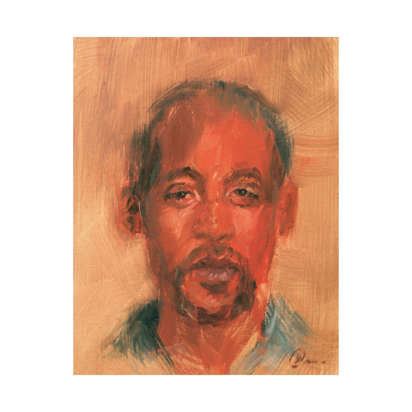 "Karim" - Oil Portriait Print (Day 241)