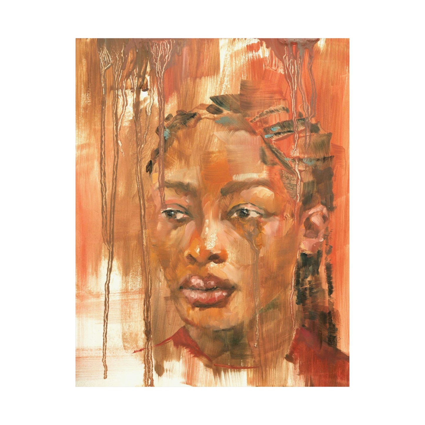 "Joana" - Oil Portriait Print (Day 44)
