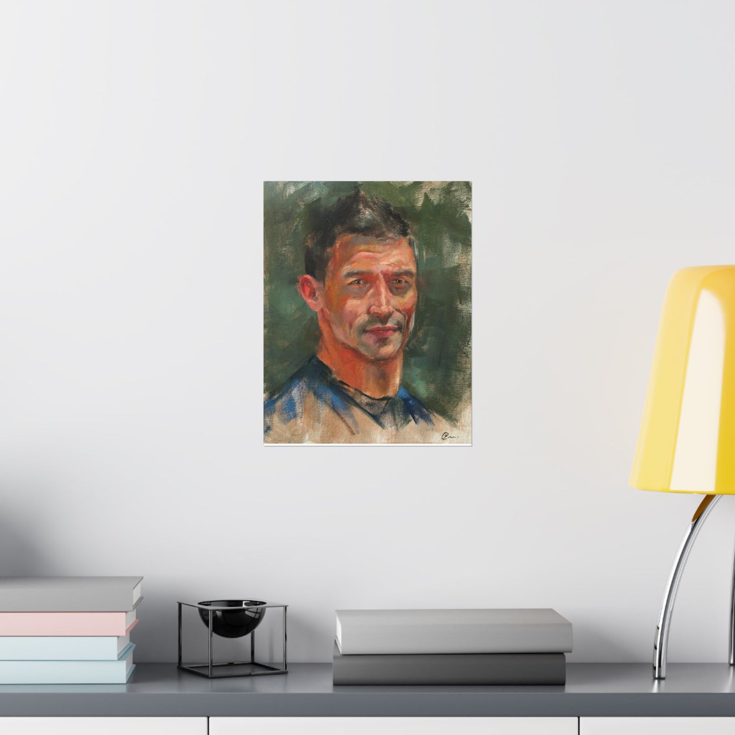 "Antonio" - Oil Portriait Print (Day 106)