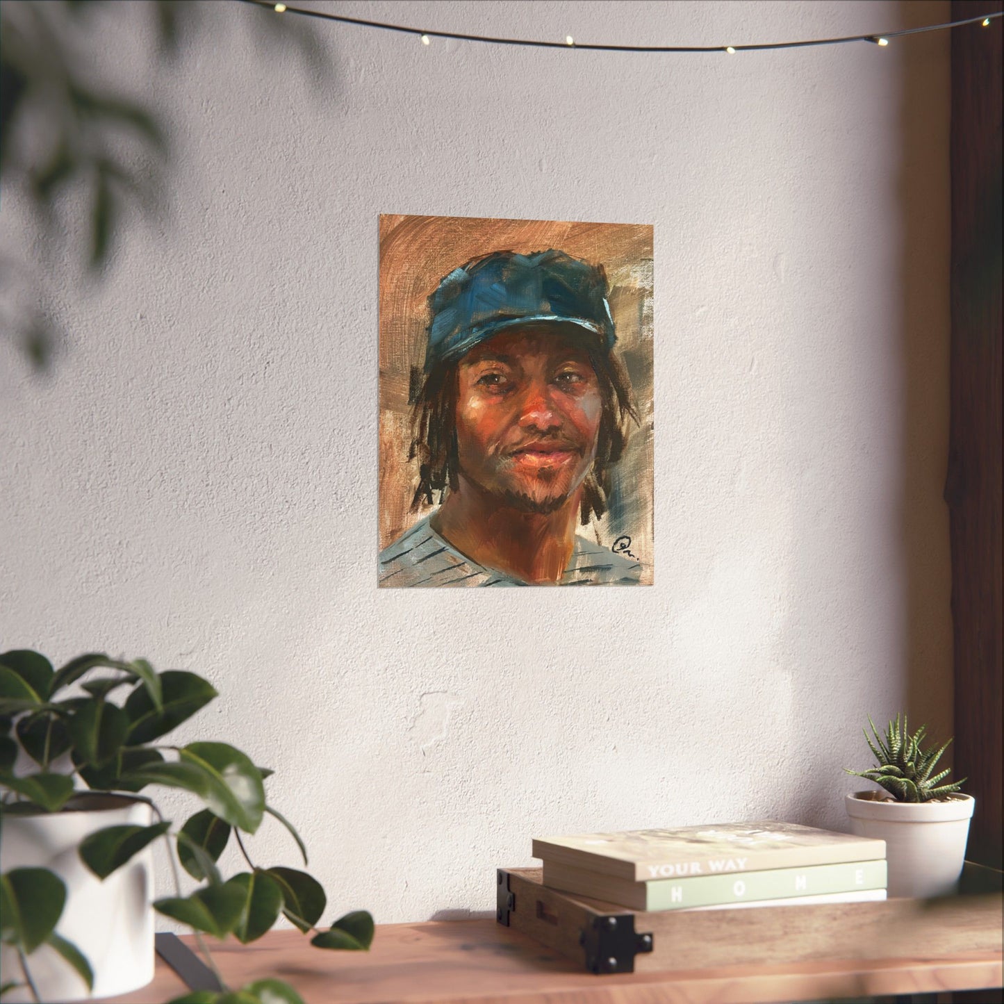 "Malcolm" - Oil Portriait Print (Day 77)