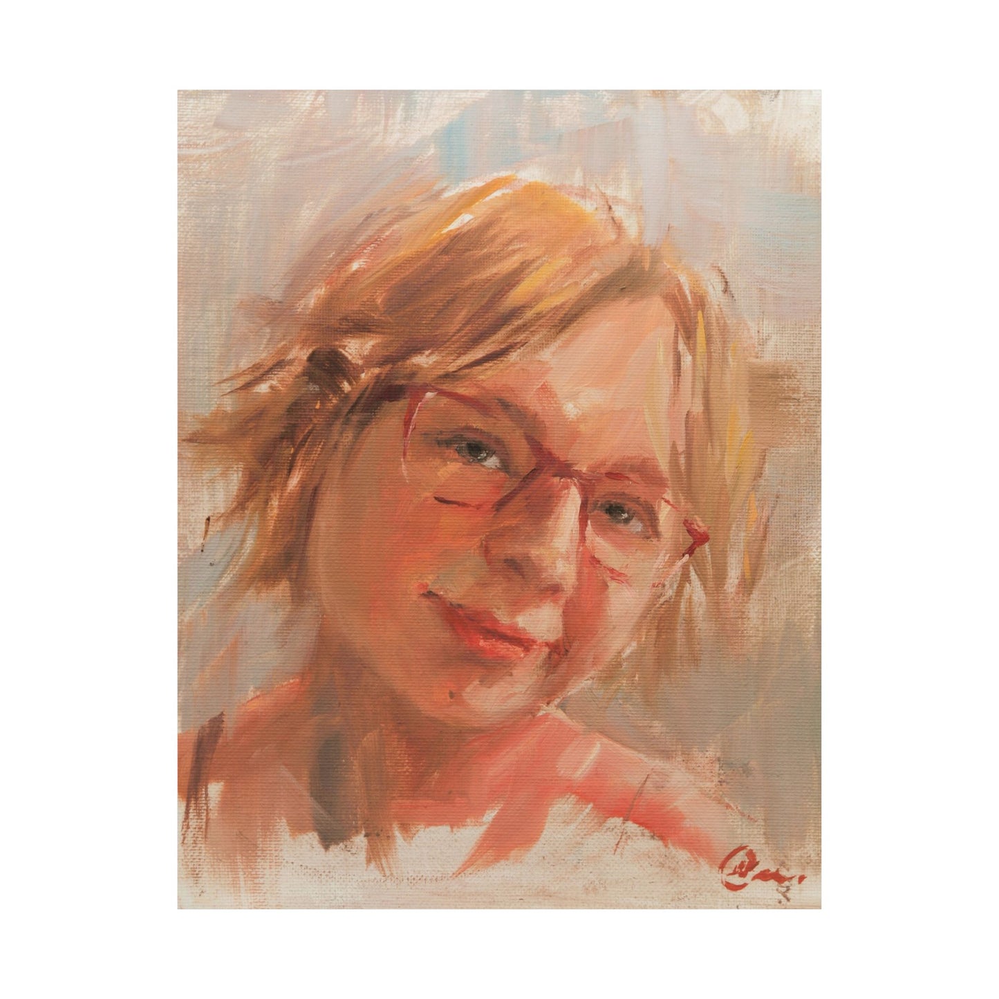 "Ameil" - Oil Portriait Print (Day 132)