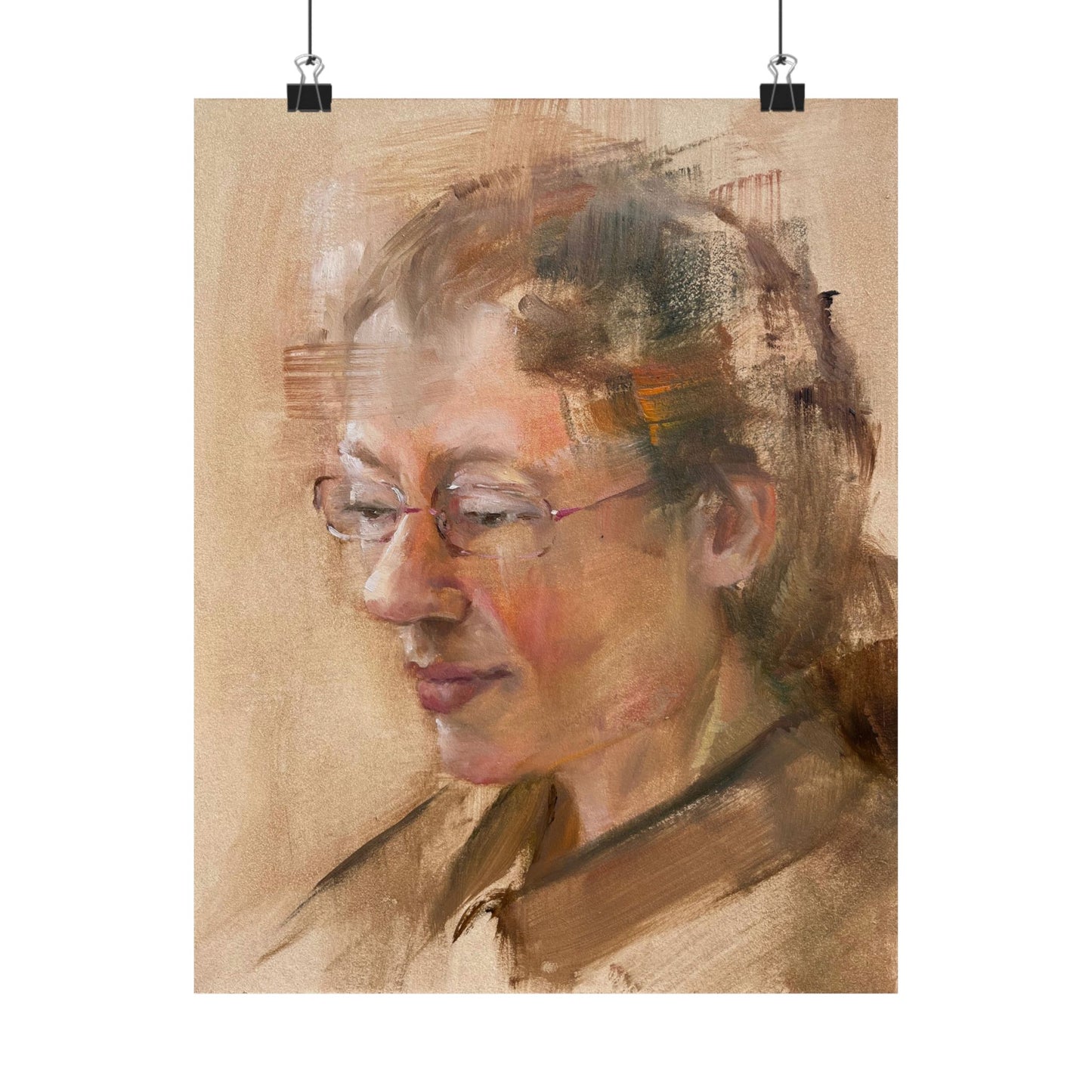 "Eugenia" - Oil Portriait Print (Day 22)