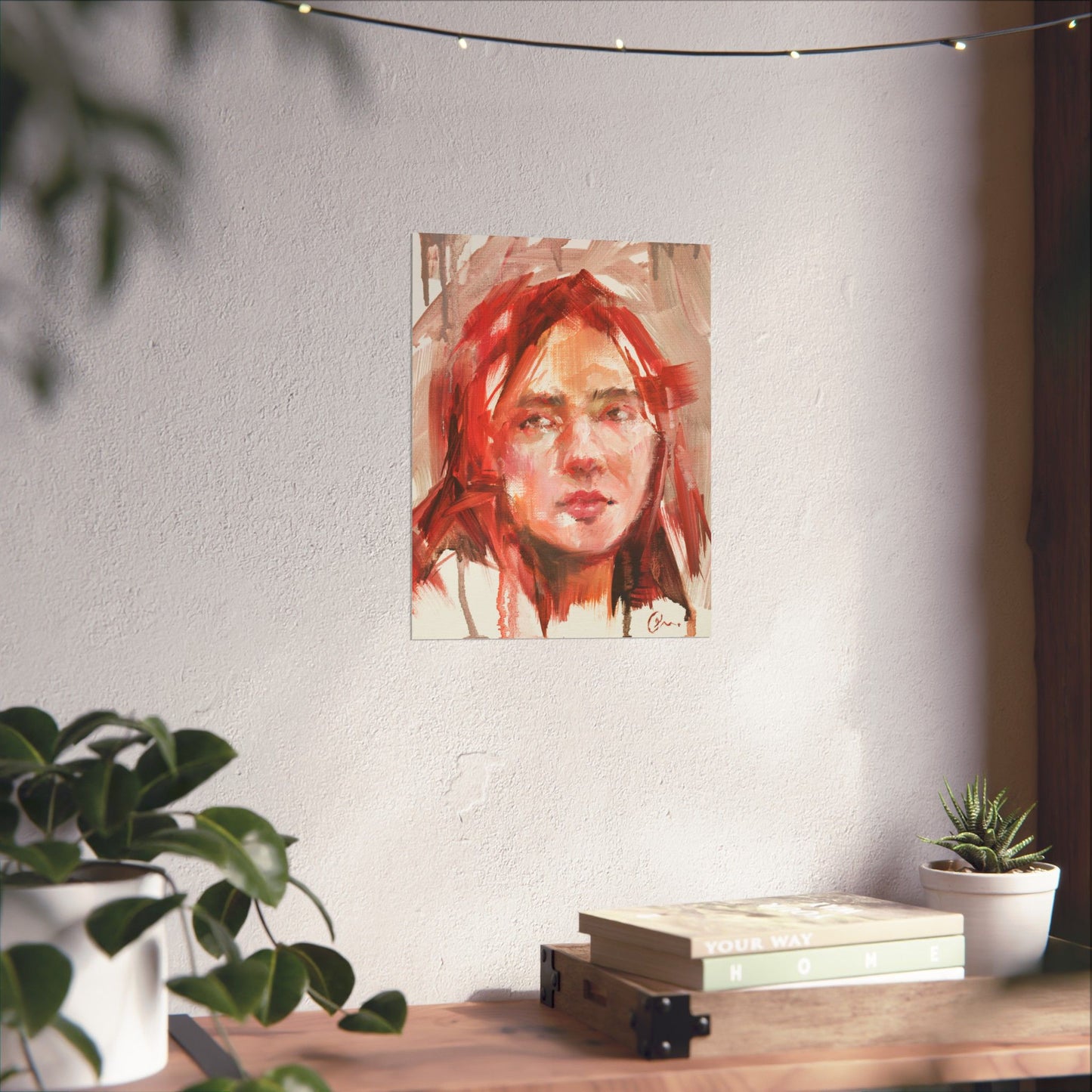 "Judy" - Oil Portriait Print (Day 119)