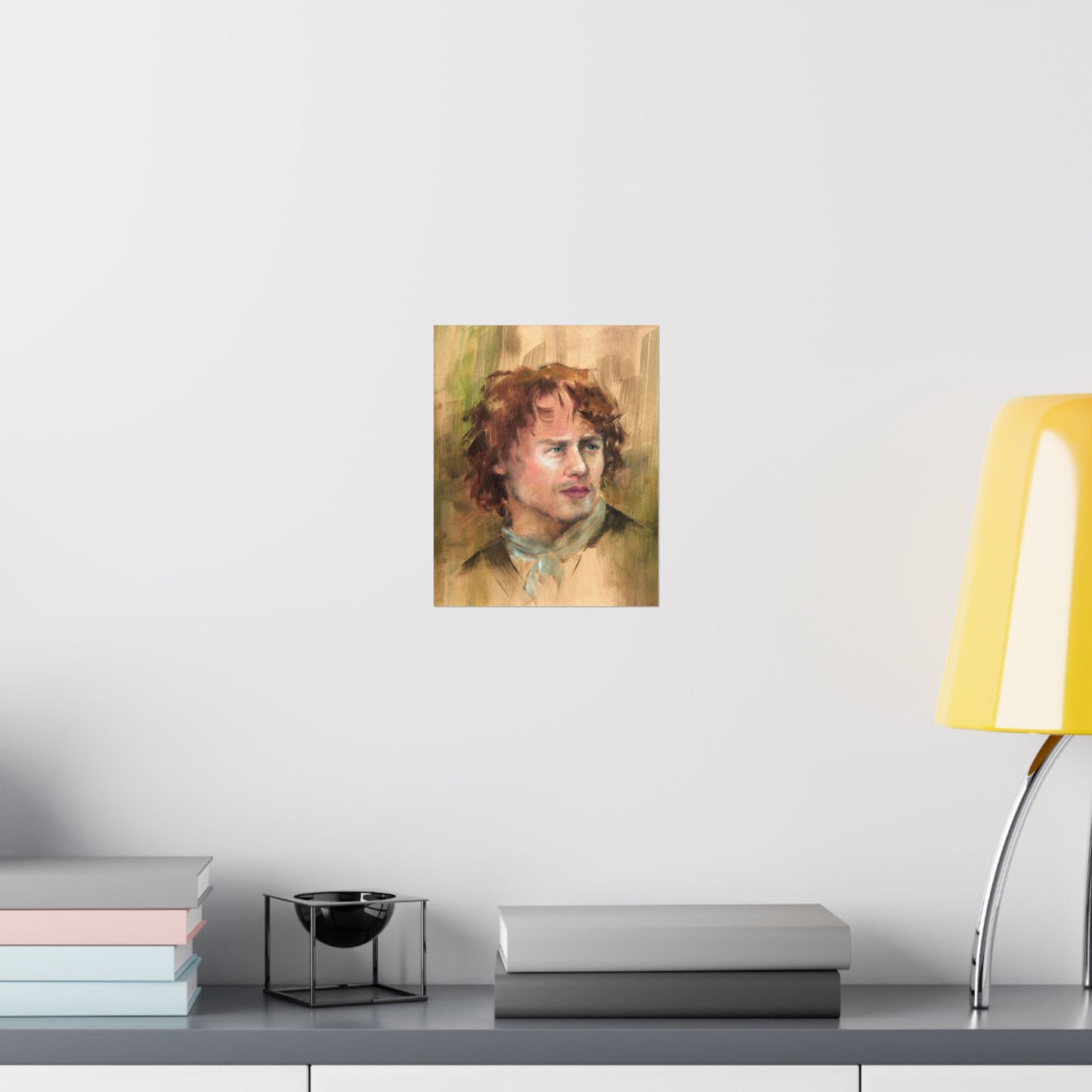 "Jamie Fraser" - Oil Portriait Print (Day 59)