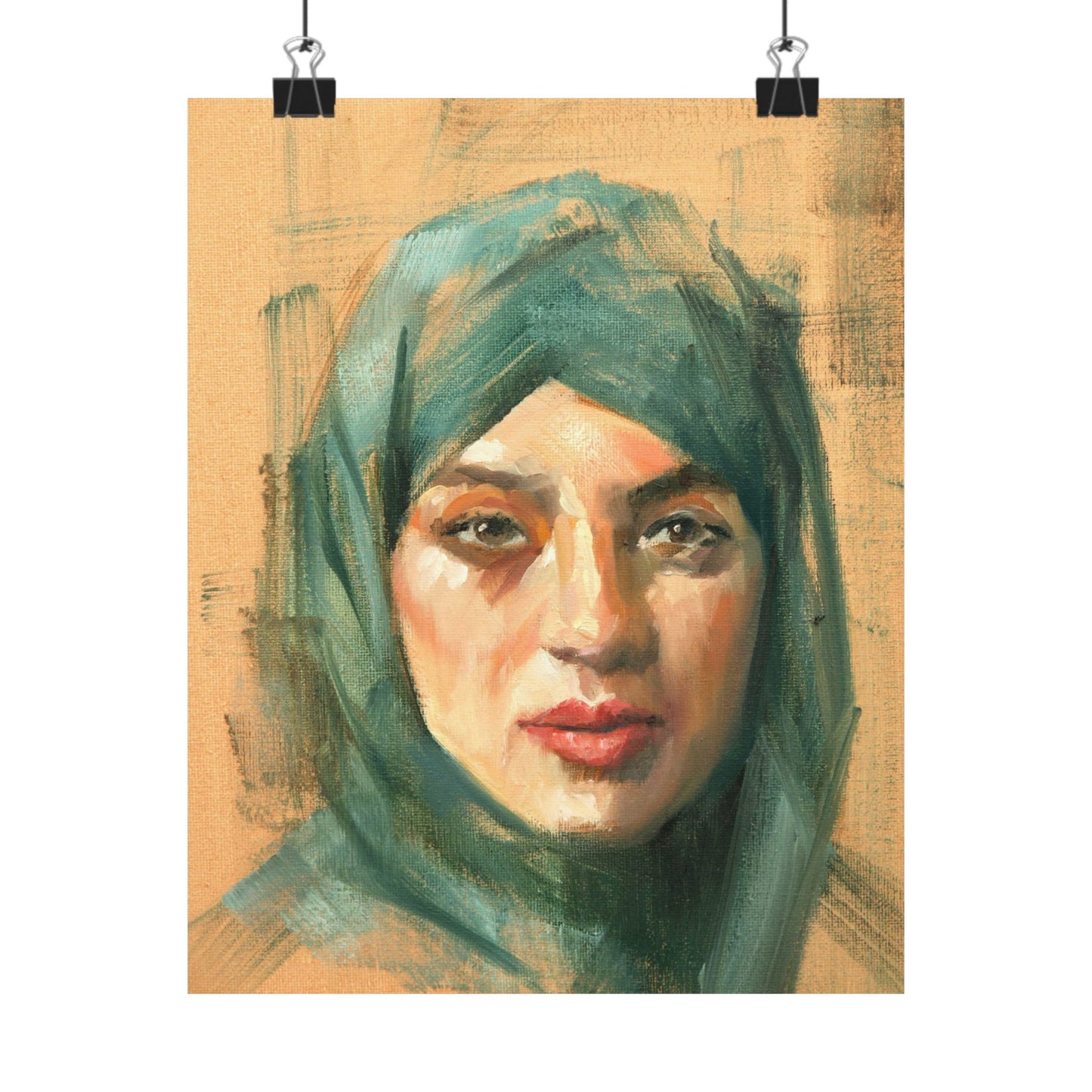 "Naya" - Oil Portriait Print (Day 38)