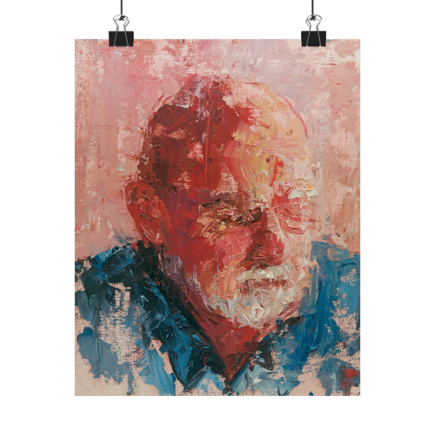 "Cesar" - Oil Portriait Print (Day 182)