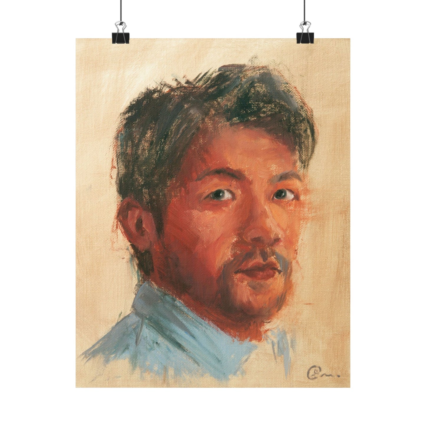 "Jian" - Oil Portriait Print (Day 283)