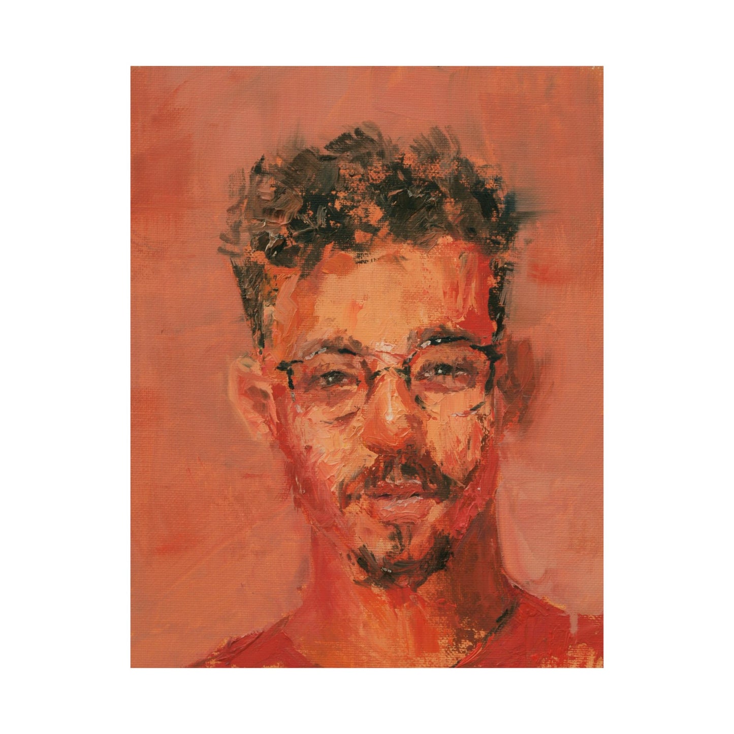 "Ector" - Oil Portriait Print (Day 200)