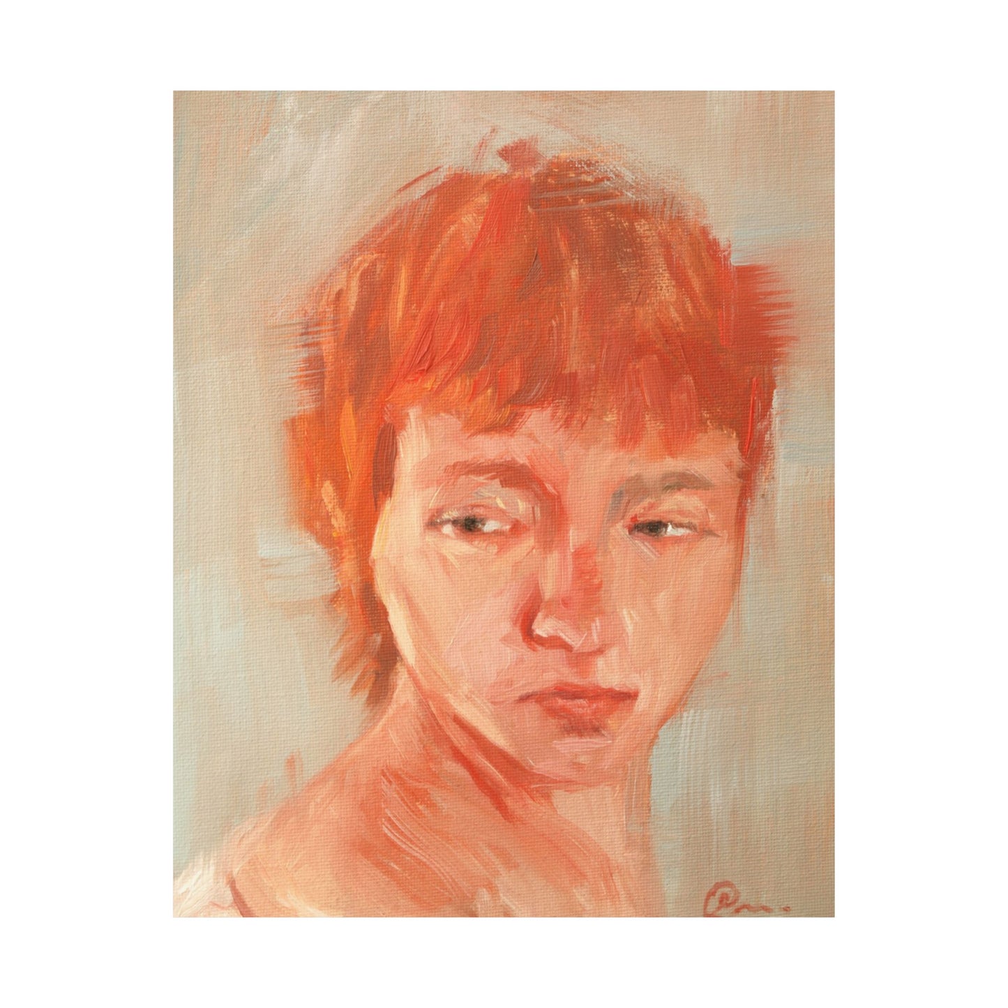 "Penelope" - Oil Portriait Print (Day 248)