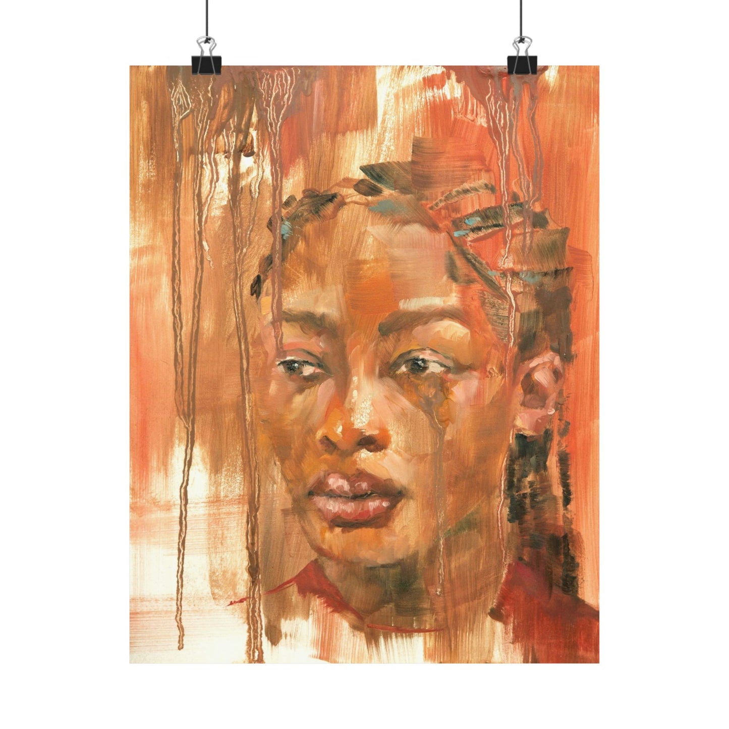 "Joana" - Oil Portriait Print (Day 44)