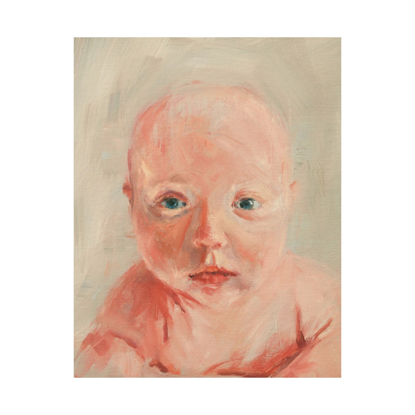 "Ovi" - Oil Portriait Print (Day 245)