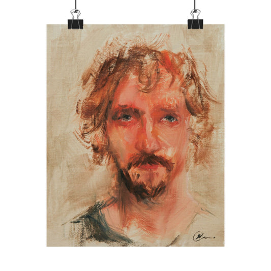 "Scott" - Oil Portriait Print (Day 164)