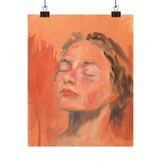 "Casey" - Oil Portriait Print (Day 220)