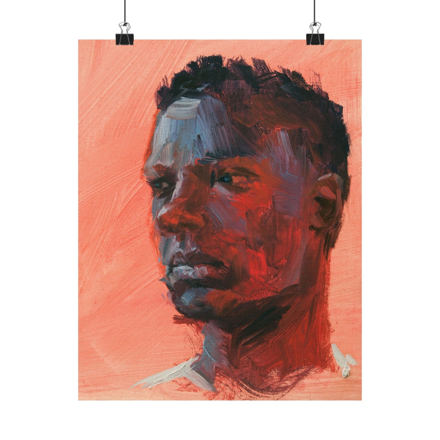 "Finley" - Oil Portriait Print (Day 249)