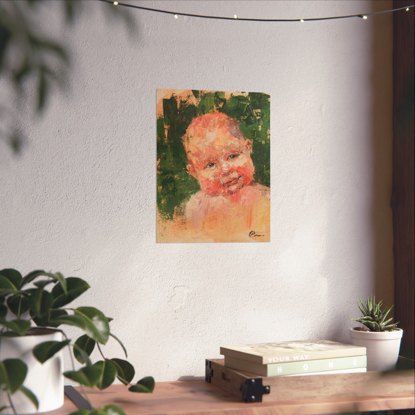 "Noa" - Oil Portriait Print (Day 188)