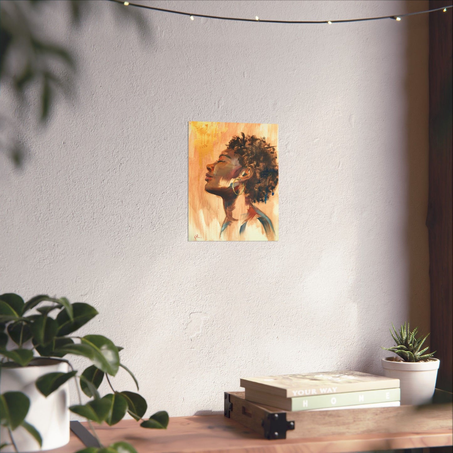 "Hope" - Oil Portriait Print (Day 61)