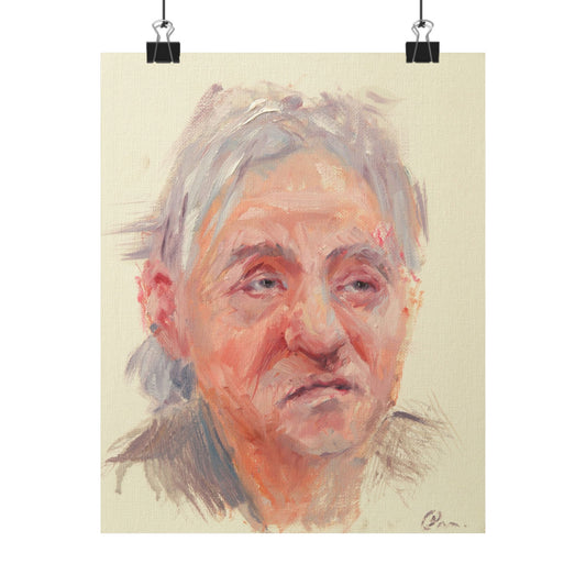 "Greta" - Oil Portriait Print (Day 276)