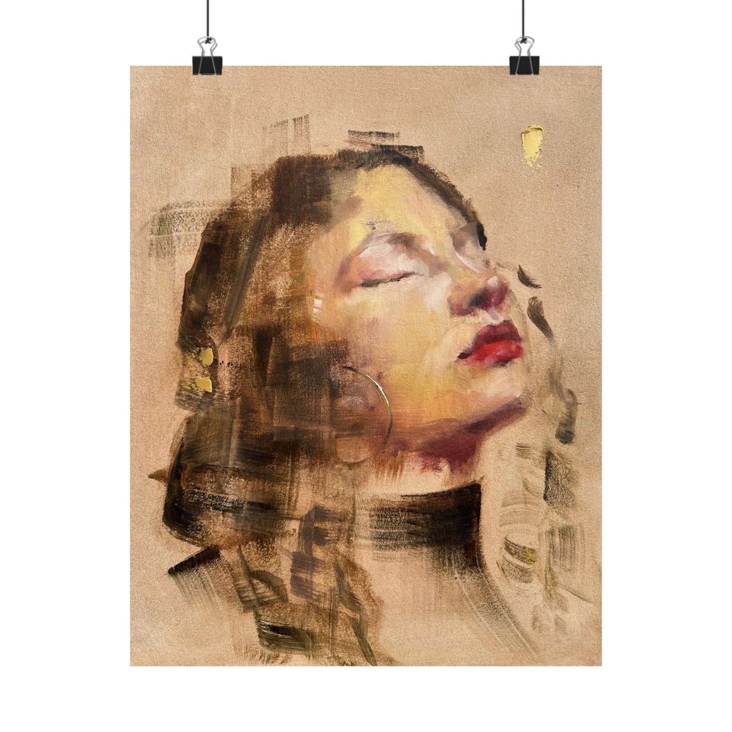 "Natalie" - Oil Portriait Print (Day 24)