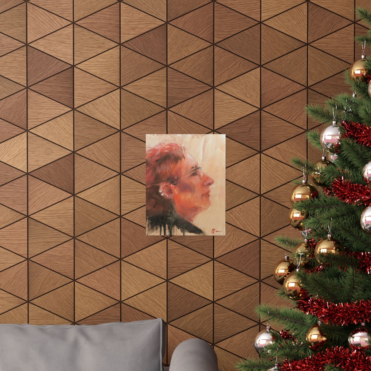 "Edith" - Oil Portriait Print (Day 146)