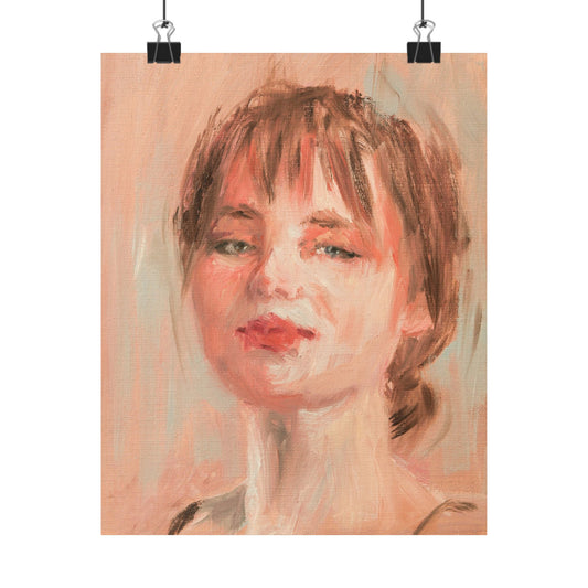 "Lisa" - Oil Portriait Print (Day 235)