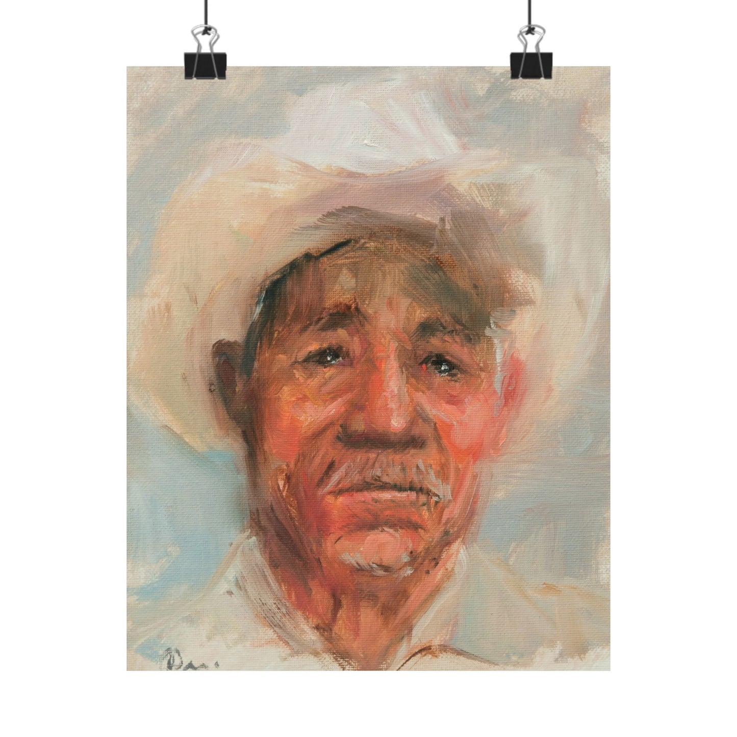 "Tadeo" - Oil Portriait Print (Day 165)