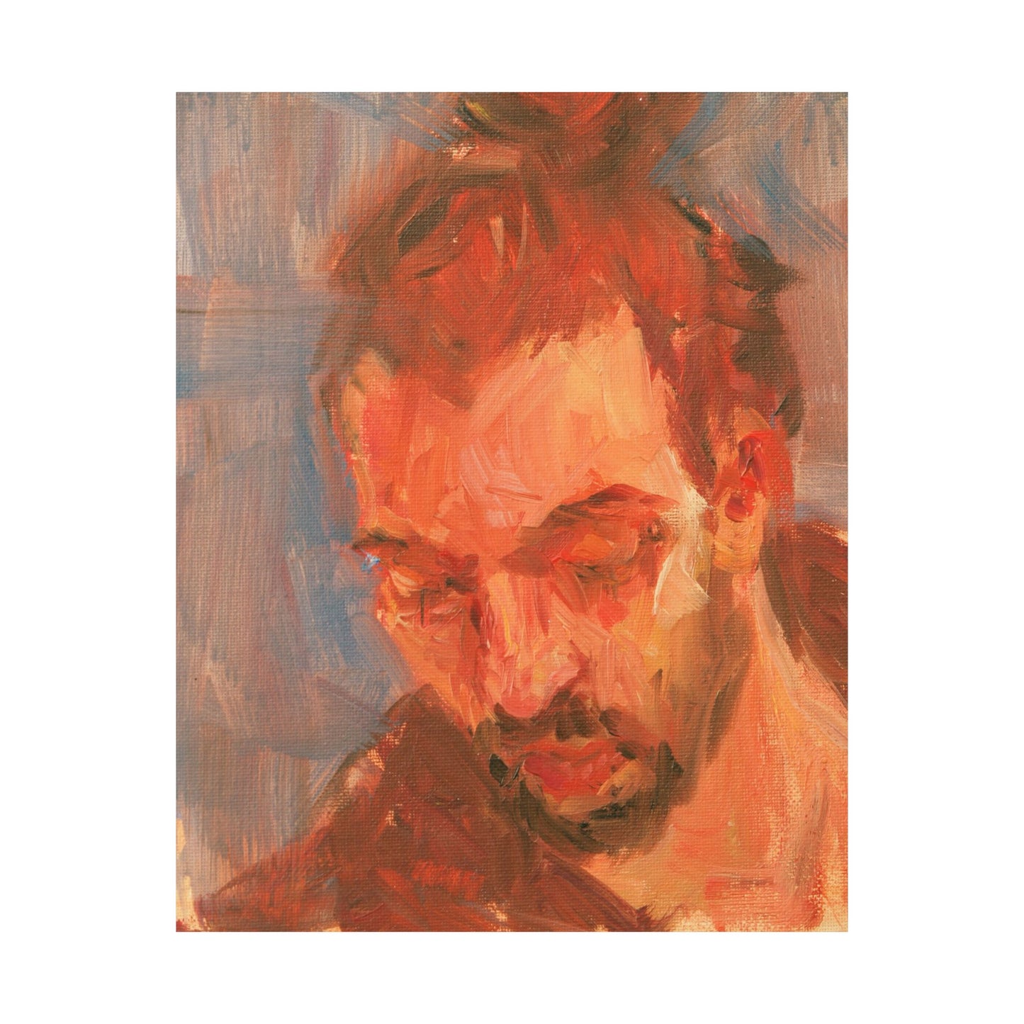 "Julio" - Oil Portriait Print (Day 259)