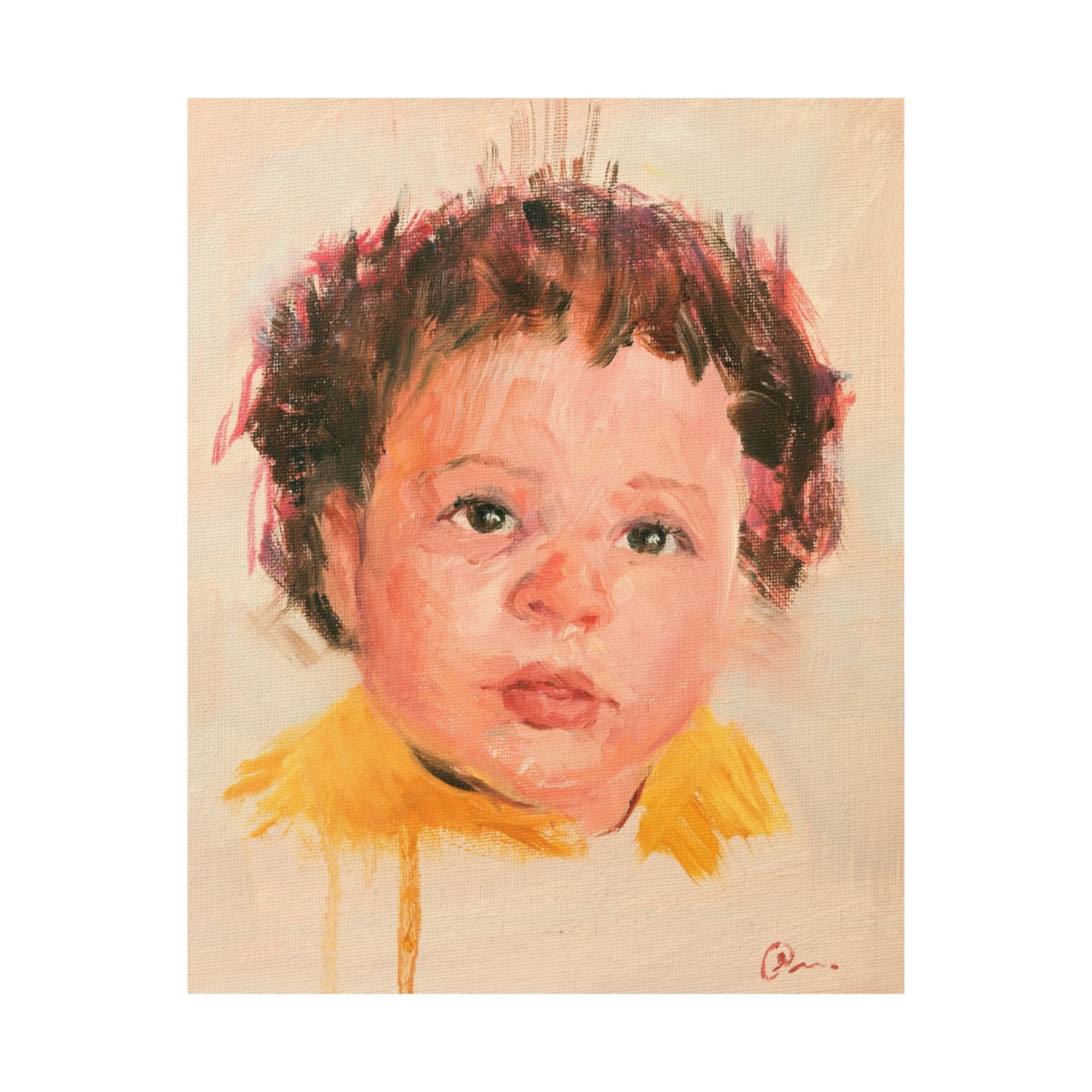 "Lily" - Oil Portriait Print (Day 253)