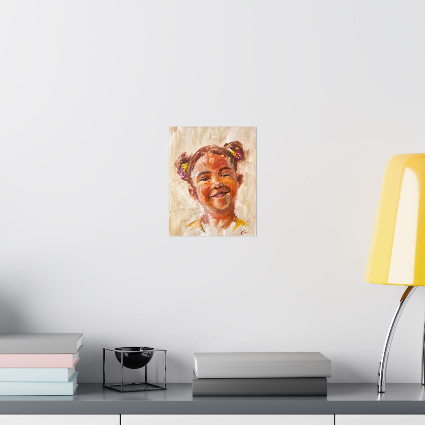 "Ayla" - Oil Portriait Print (Day 117)
