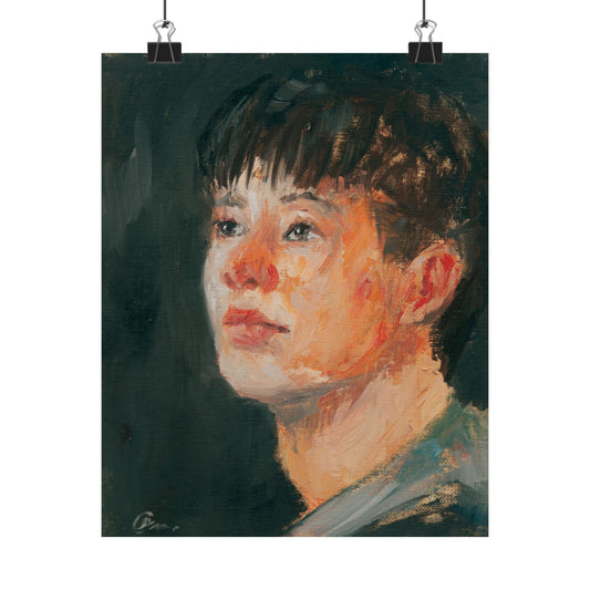 "Saul" - Oil Portriait Print (Day 204)