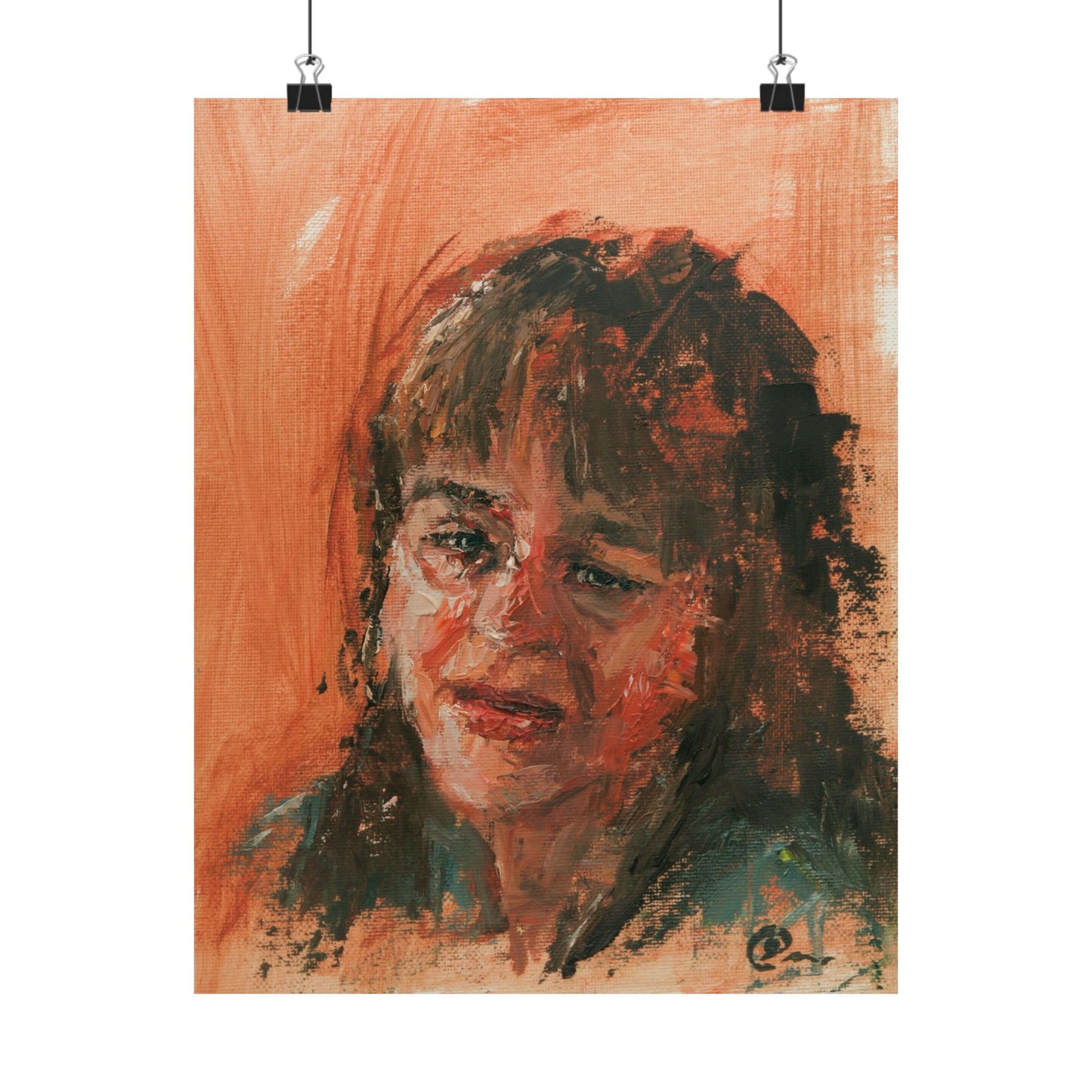 "Soledad" - Oil Portriait Print (Day 192)