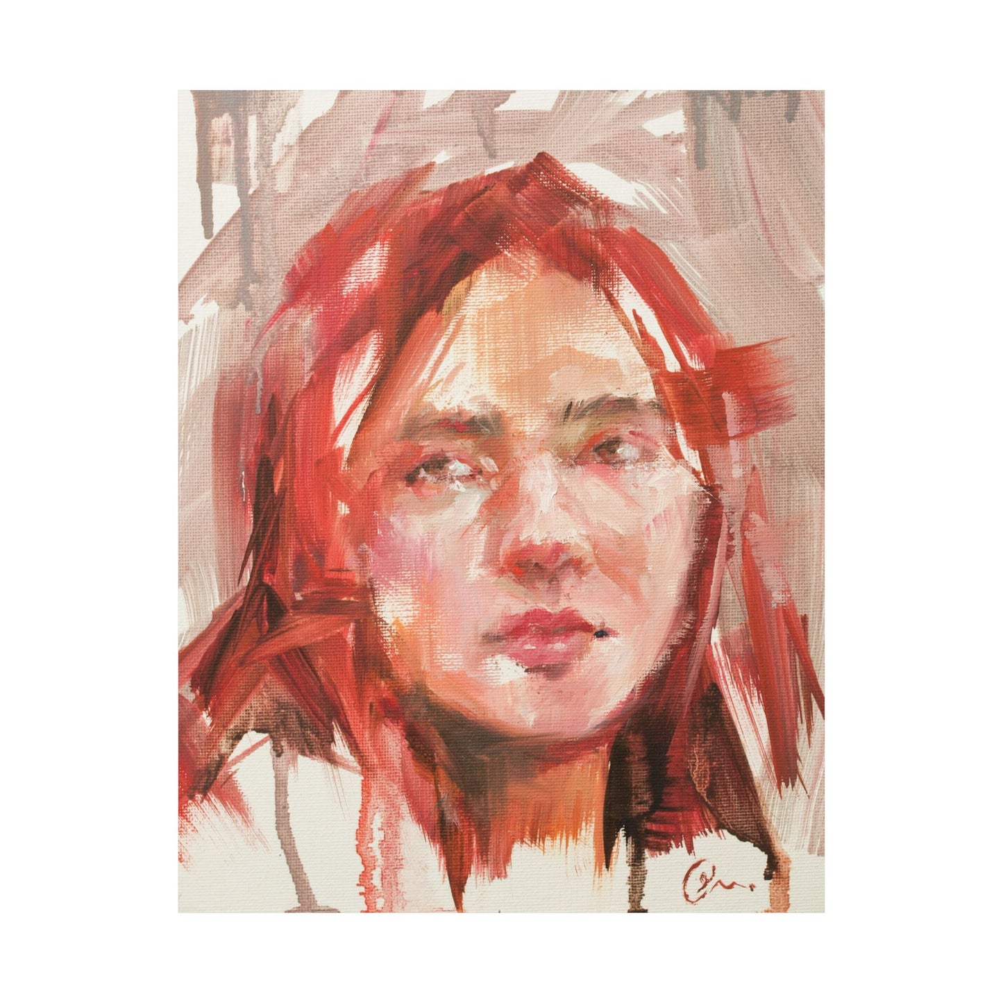 "Judy" - Oil Portriait Print (Day 119)