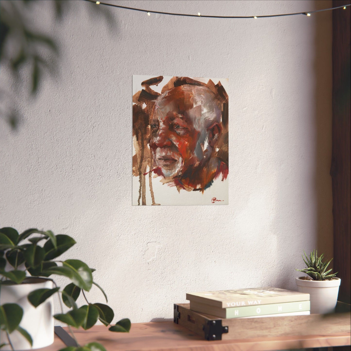 "Desmond" - Oil Portriait Print (Day 104)