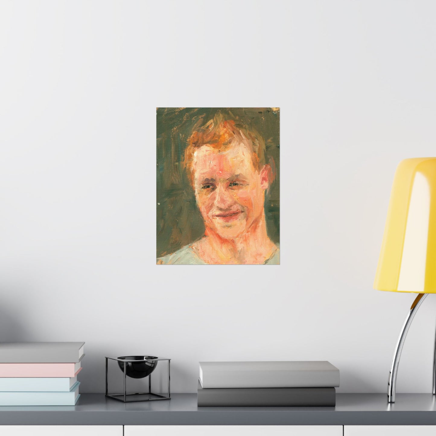 "Adam" - Oil Portriait Print (Day 208)