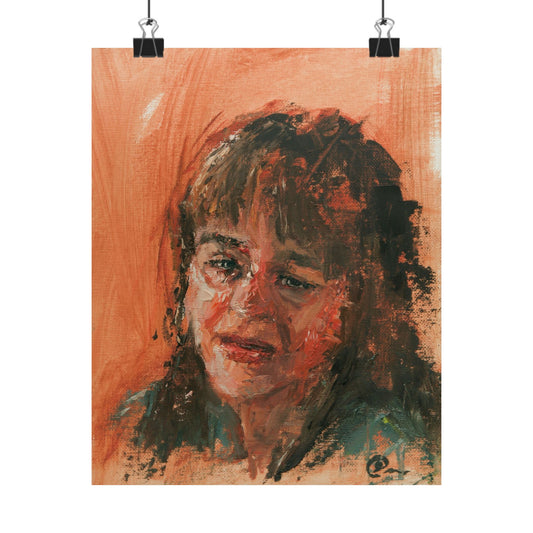 "Soledad" - Oil Portriait Print (Day 192)