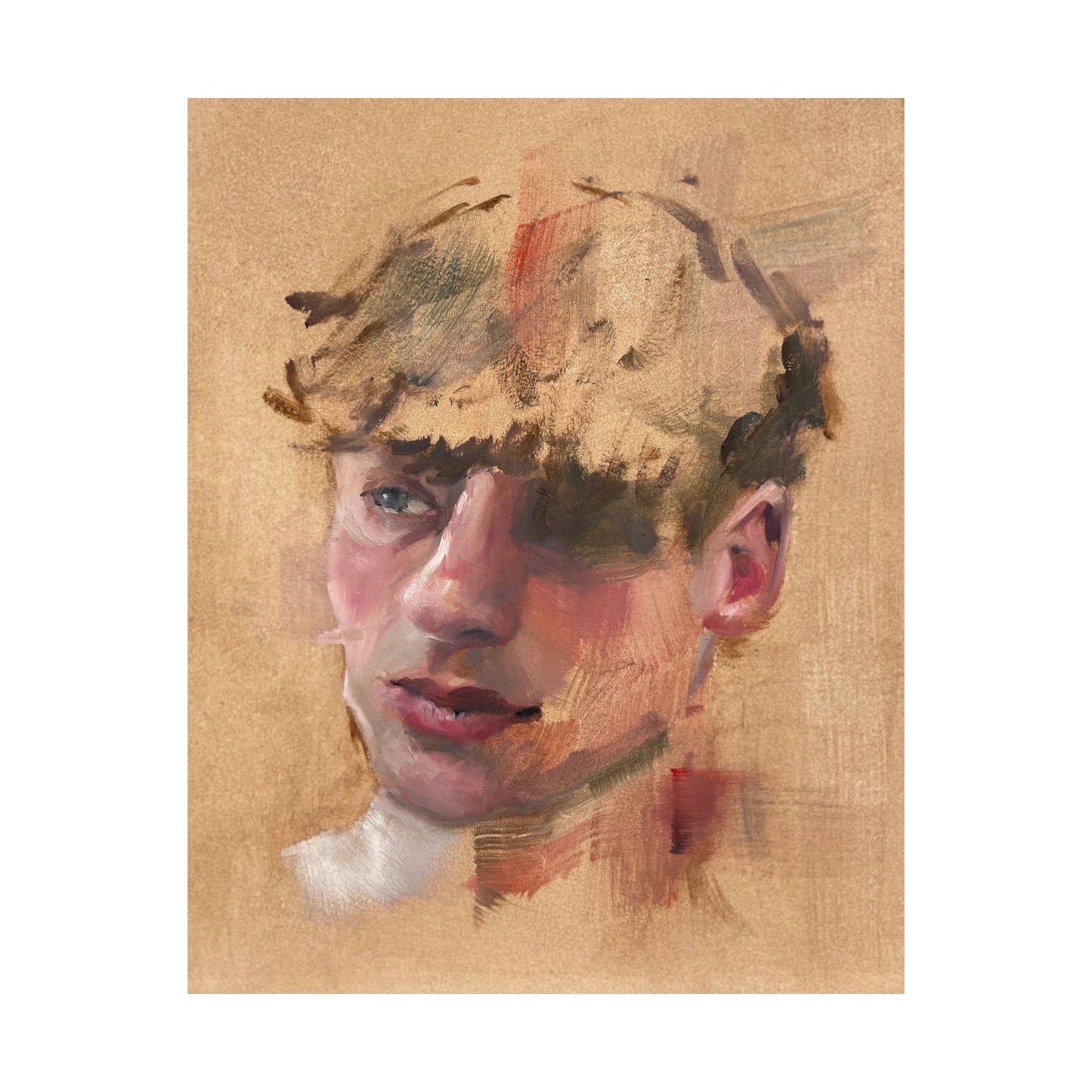 "Simeon" - Oil Portriait Print (Day 20)