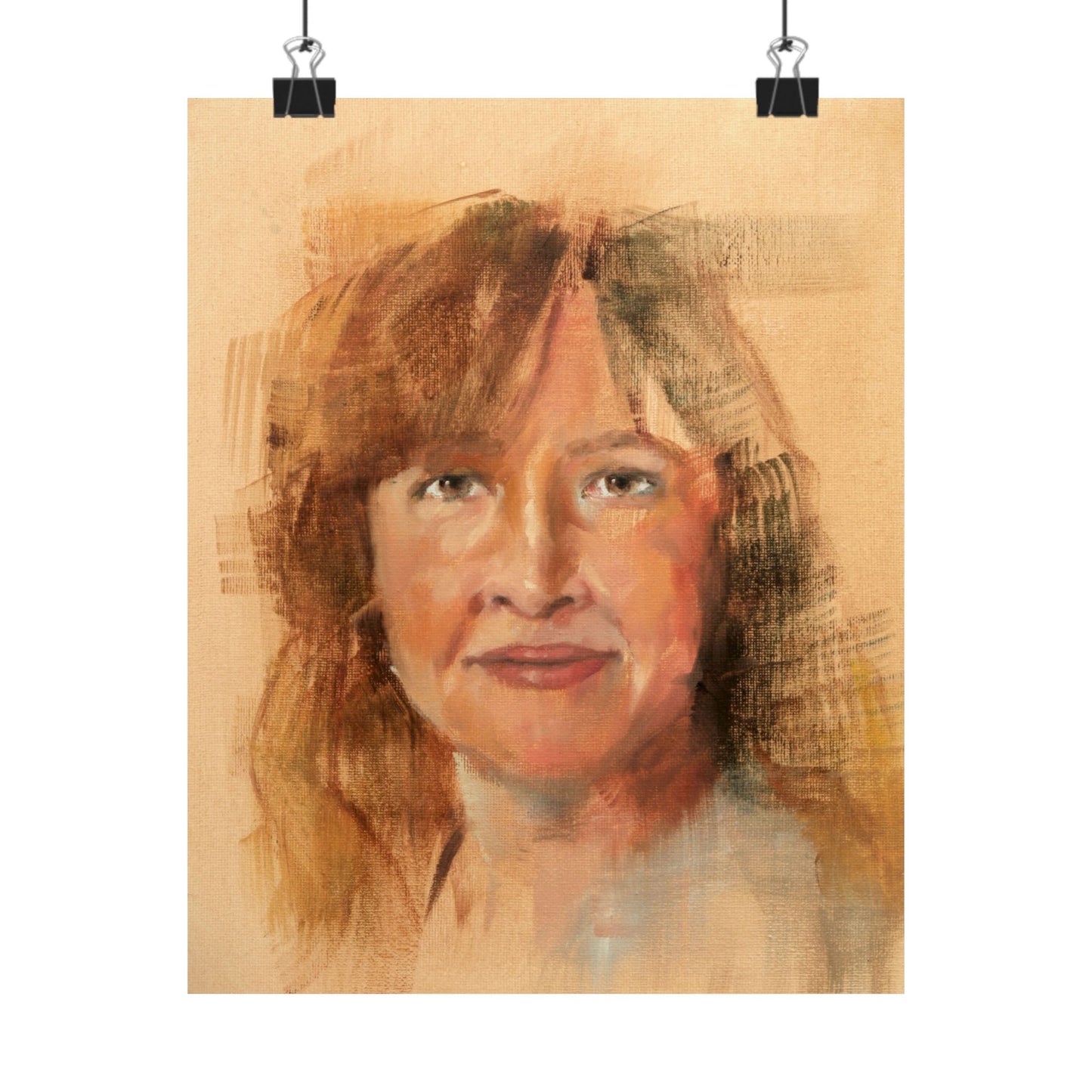 "María" - Oil Portriait Print (Day 29)