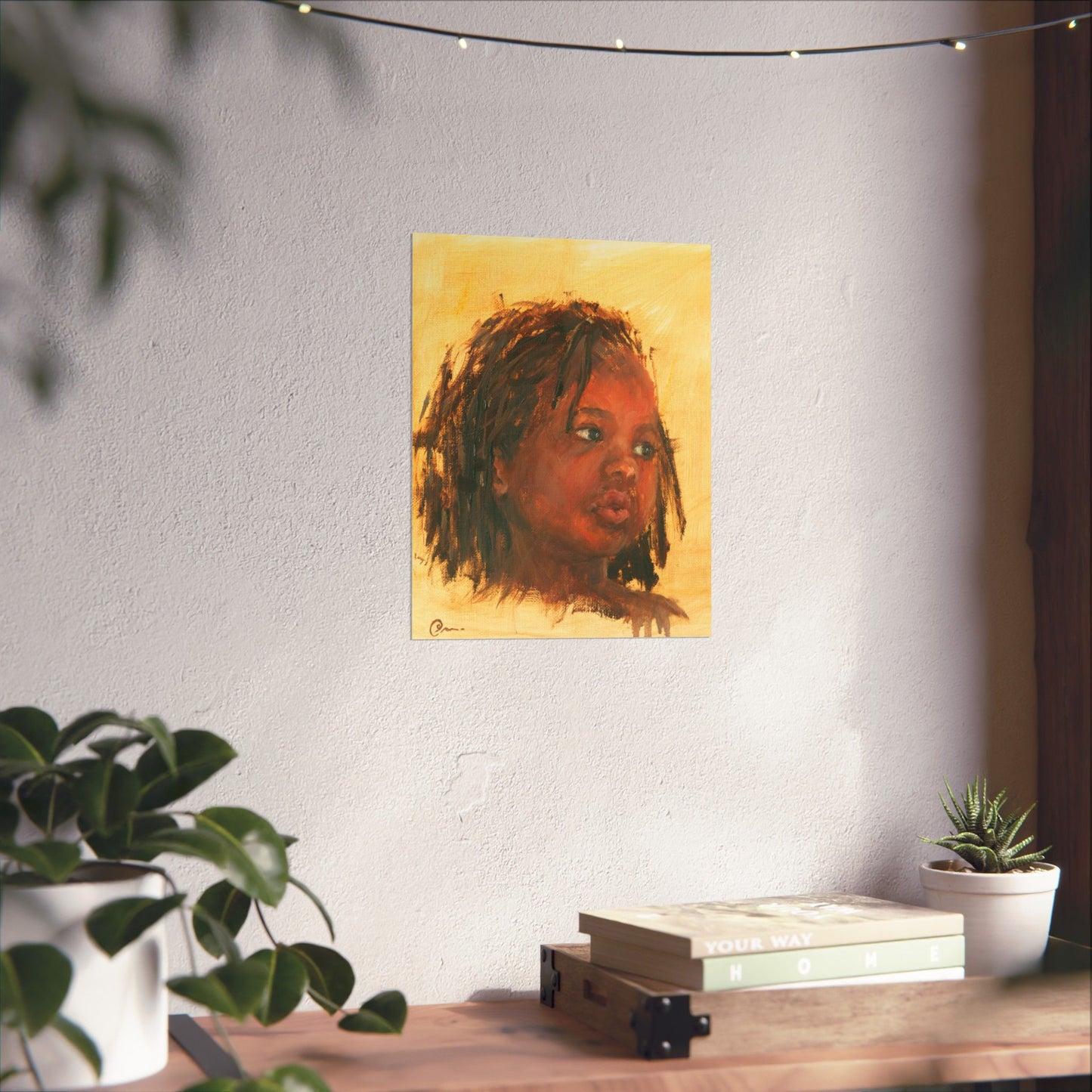 "Nina" - Oil Portriait Print (Day 290)