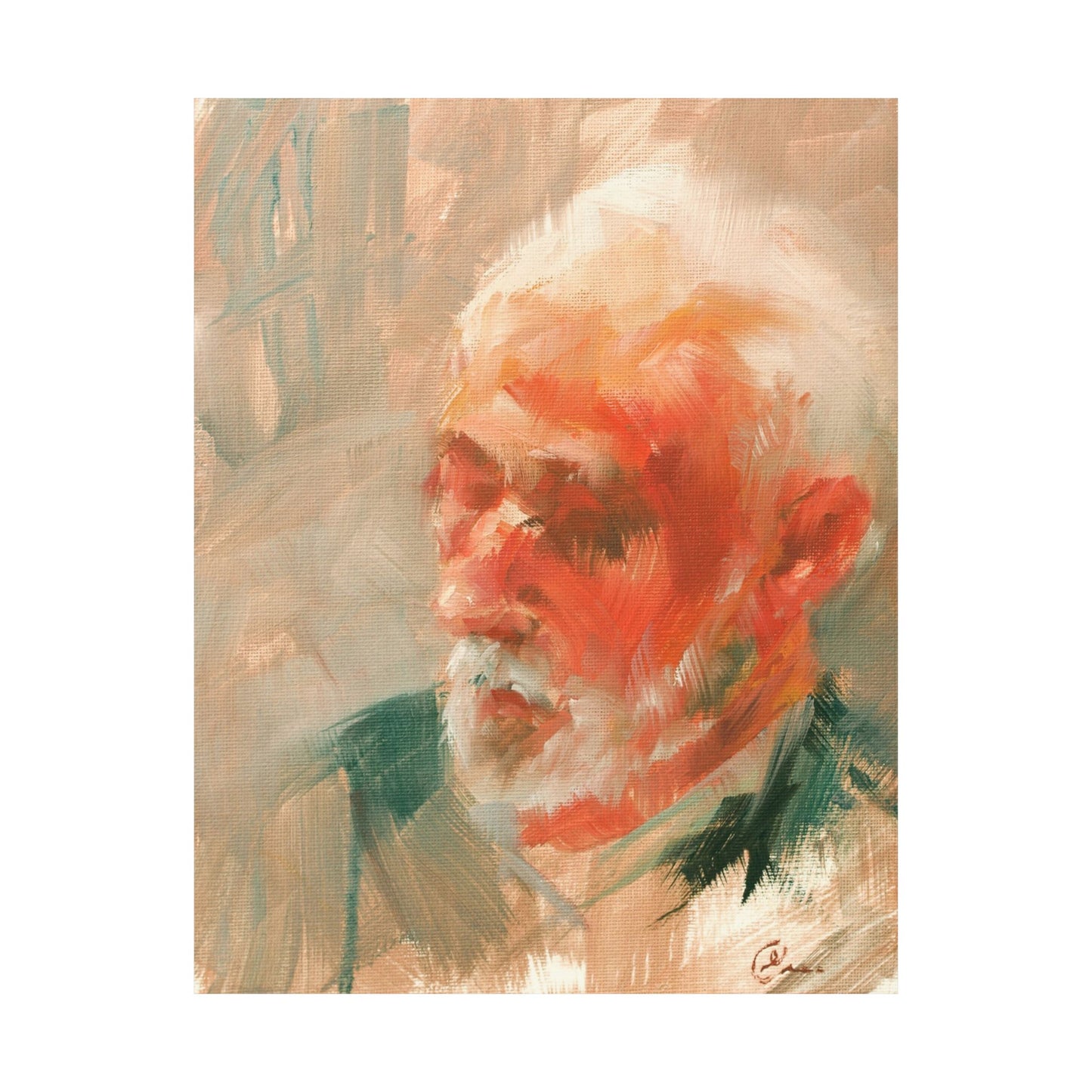 "Silas" - Oil Portriait Print (Day 126)