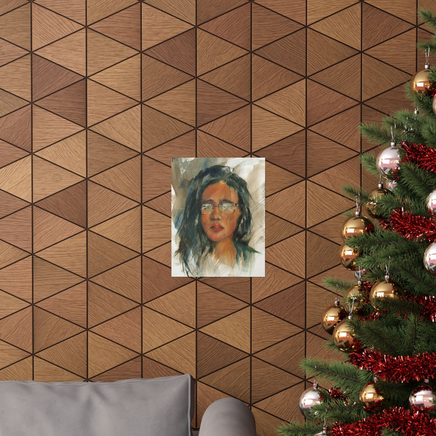 "Mish" - Oil Portriait Print (Day 107)