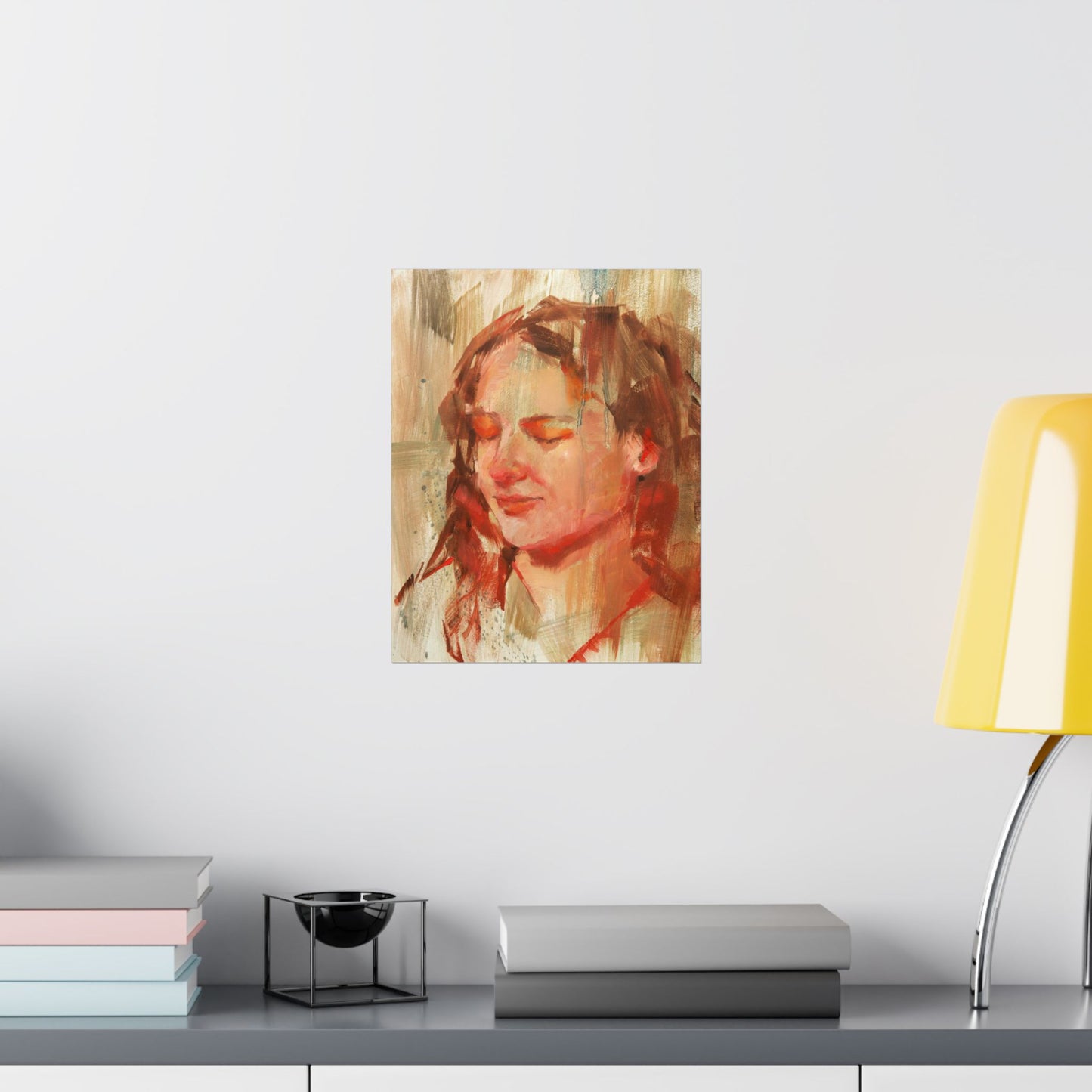 "Florence" - Oil Portriait Print (Day 50)