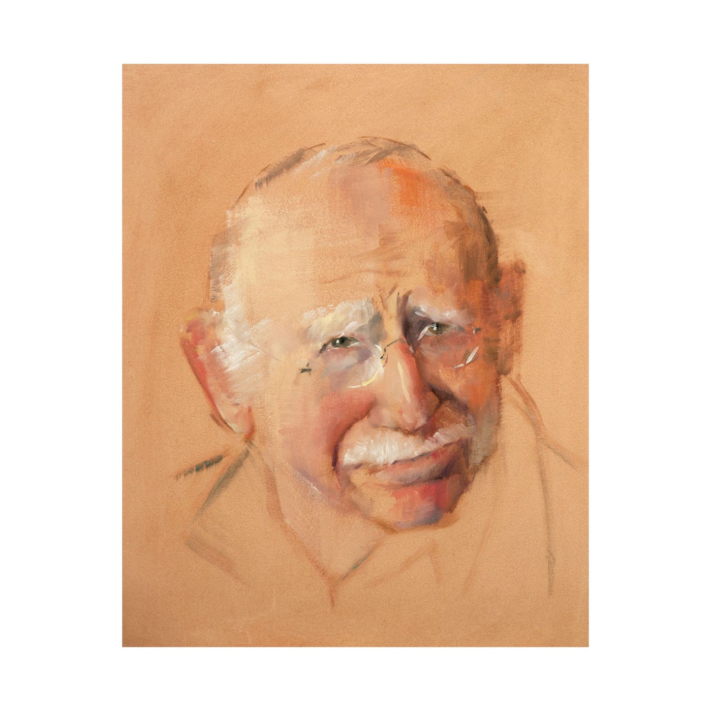 "Leopold" - Oil Portriait Print (Day 28)