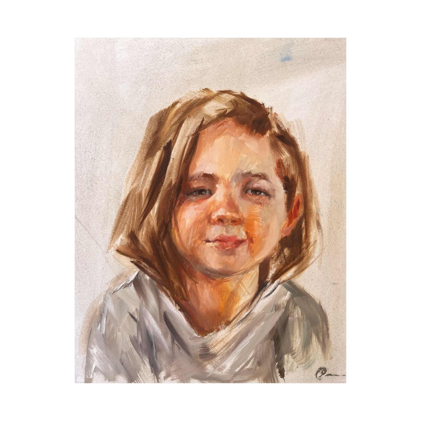 "Susi" - Oil Portriait Print (Day 108)