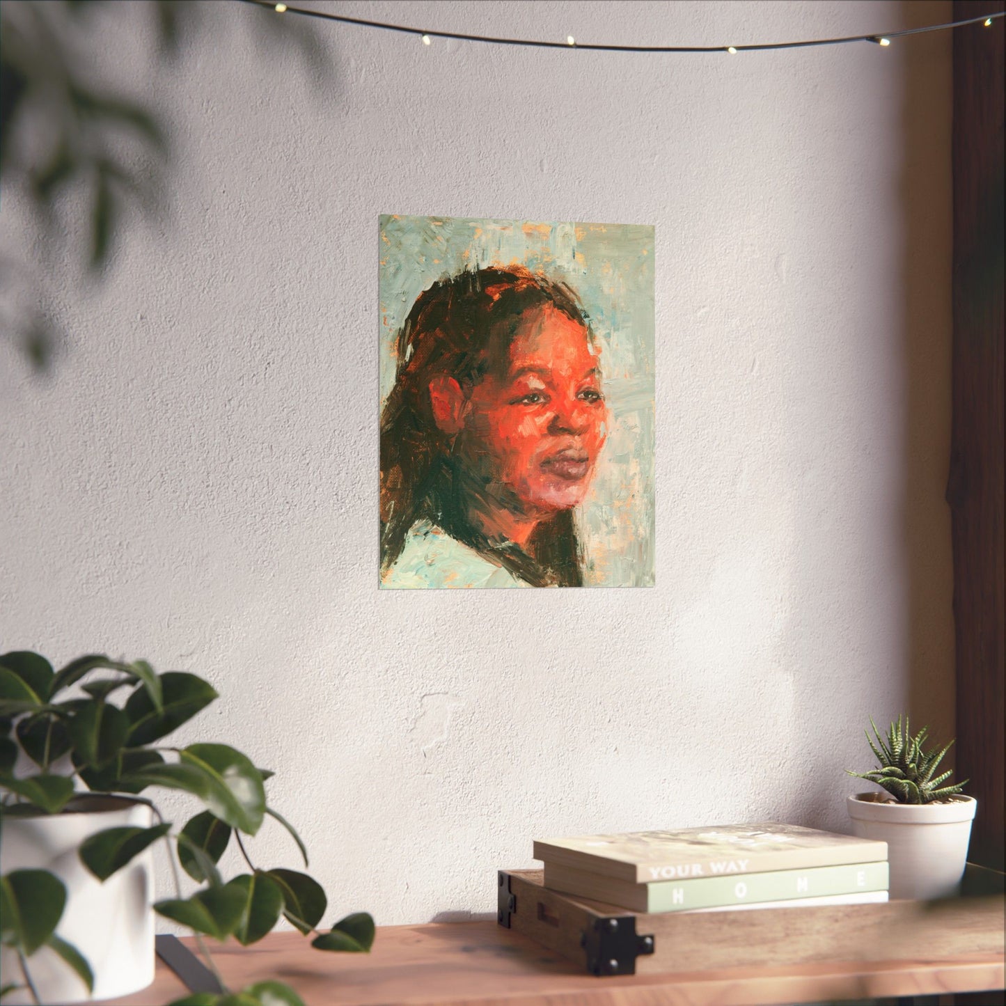 "Gisela" - Oil Portriait Print (Day 207)