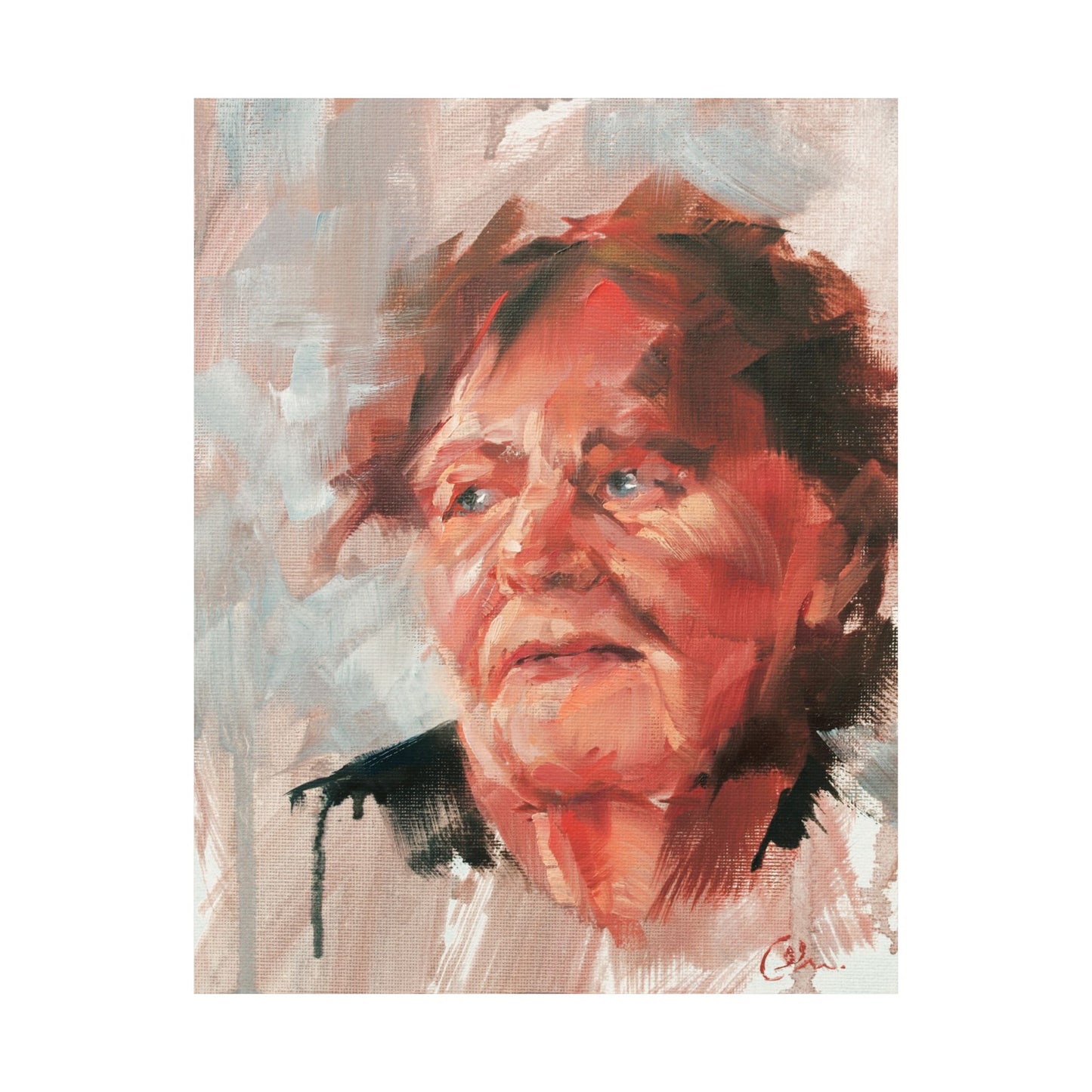 "Nasly" - Oil Portriait Print (Day 121)