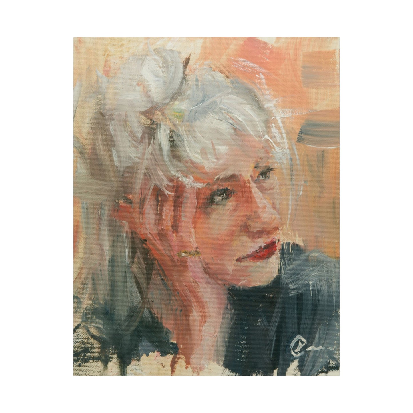 "Ellen" - Oil Portriait Print (Day 169)