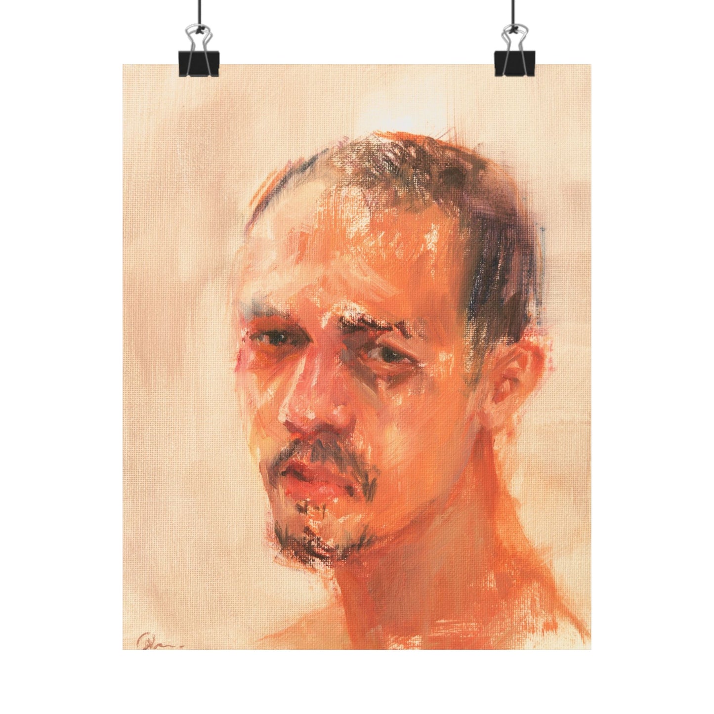 "Craig" - Oil Portriait Print (Day 281)