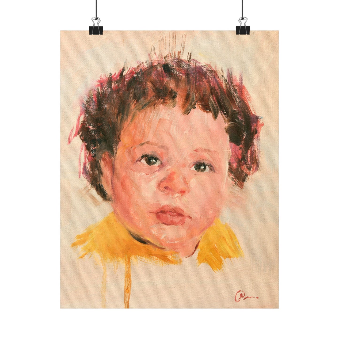 "Lily" - Oil Portriait Print (Day 253)