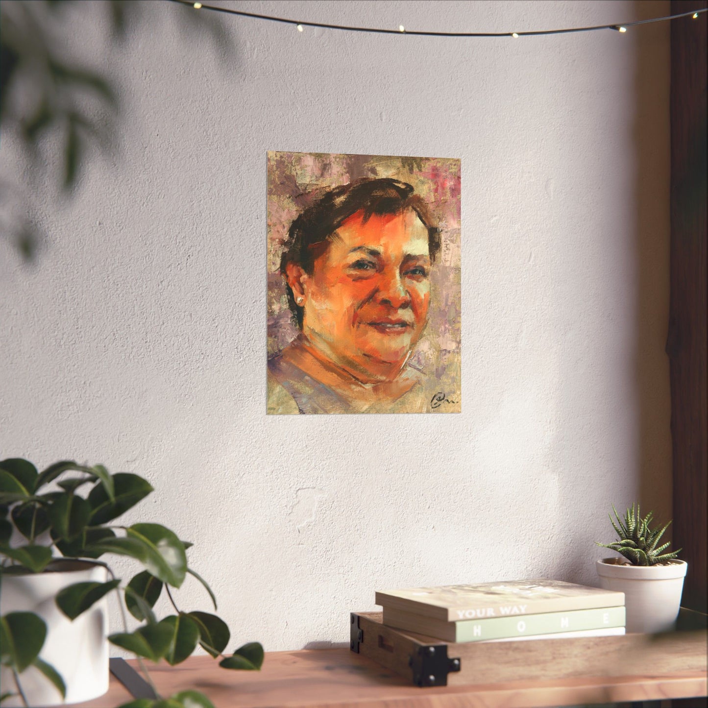 "Honoria" - Oil Portriait Print (Day 71)