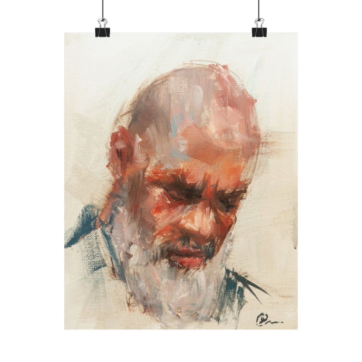 "Jason" - Oil Portriait Print (Day 167)